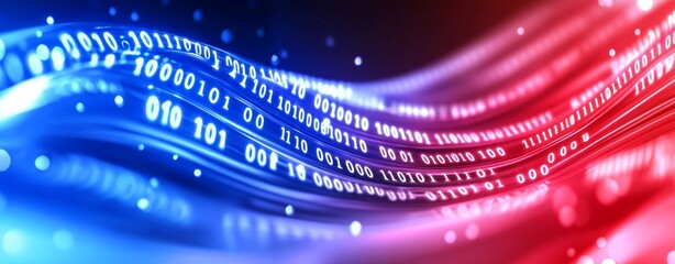 Aufkleber - Digital backgrounds are ideal for projects related to technology, neural networks, stock markets, data transfer, encryption, digital archiving, presentation of sound and graphics, science, education,