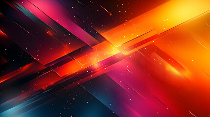 Wall Mural - Abstract colorful digital background with dynamic light effects.