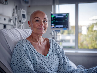 Wall Mural - Portrait of a Cancer Patient