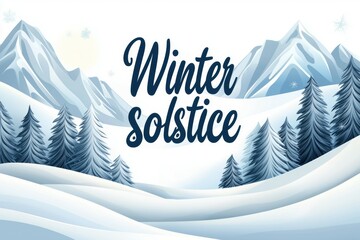 Canvas Print - Winter solstice is a holiday celebrated in many countries