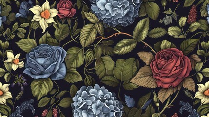 Wall Mural - Floral Pattern