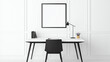 © Jiraphat.N - Minimalist workspace design a clean and modern desk setup for productivity