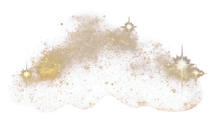 Wall Mural - png cloud shape sparkle light glitter astronomy fireworks night.