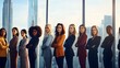 © Berkah - Portrait of multi-ethnic businesswomen together.