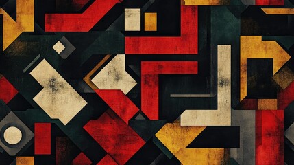 Poster - Abstract seamless geometric design or backdrop