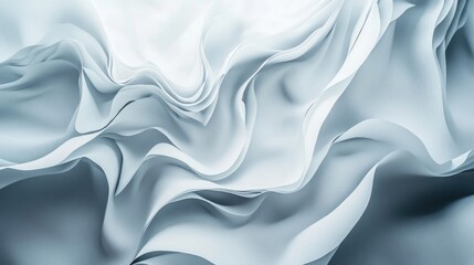 Poster - 3D rendering of a white and gray motion blur background with a gradient abstract design