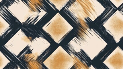 Poster - Seamless diagonal pattern featuring a repeated decorative design Abstract texture suitable for textiles fabrics wallpapers and wrapping paper