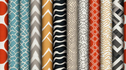 Poster - Fabric textures and background patterns