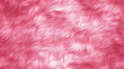 Poster - Pink fur texture seamless backdrop