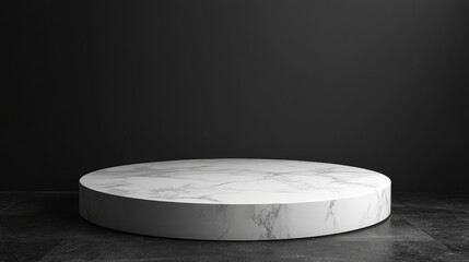 Poster - 3D Render of a product presentation podium pedestal
