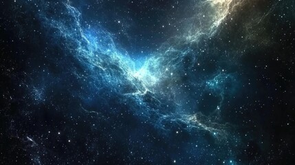 Wall Mural - 3d cartoon depiction of a textured outer space background featuring a starry deep space scene
