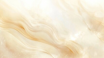 Poster - Elegant cream colored marble texture with a soft background