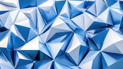 Poster - Low Poly Triangle Pattern Background