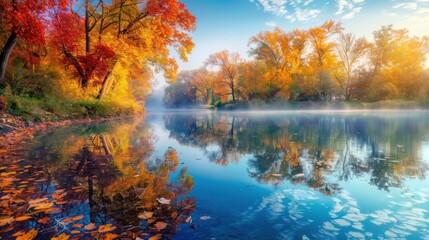 Wall Mural - Autumn Reflections