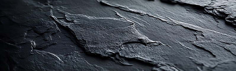 Aufkleber - A textured surface with dark tones and subtle reflections, conveying a sense of depth and smoothness.