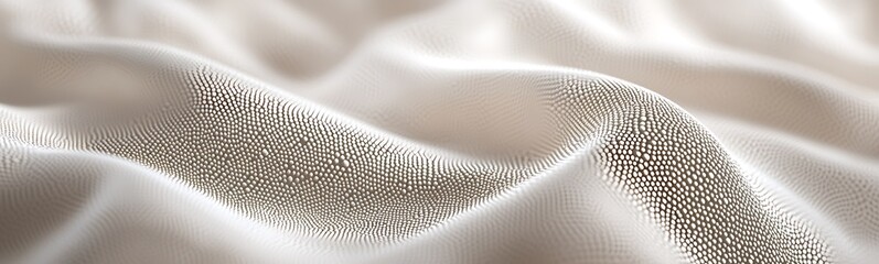 Aufkleber - A soft, flowing fabric with gentle waves, showcasing a subtle sheen and texture that conveys elegance and sophistication.