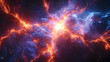 © ZALASTUDIO - Abstract Background - Cosmic Fire and Ice