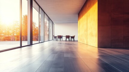 Poster - Modern Home Interior with Inviting Atmosphere and Light