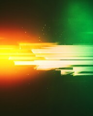 Aufkleber - Abstract Digital Glitch with Vibrant Colors Symbolizing Internet Outage in Artistic Style