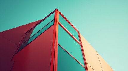 Poster - Modern Minimalist Architectural Design with Clean Lines