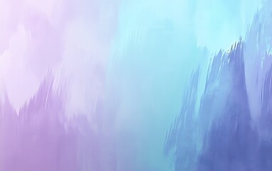 Aufkleber - A soft gradient of pastel hues, blending shades of blue and purple in an abstract style, creating a tranquil and serene atmosphere.