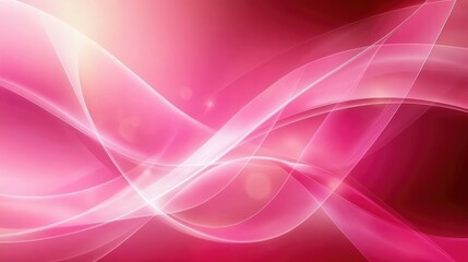 Poster - elegant swirls of pink and light background design