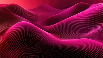 Poster - smooth pink glow with deep transitions