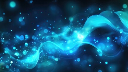 Poster - digital glowing abstract background design
