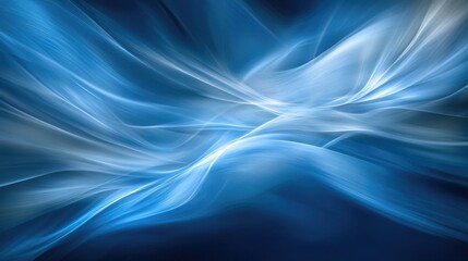 Poster - Smooth Blue Gradient Background with Soft Transitions