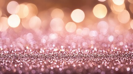 Poster - soft pink glitter with subtle glow