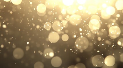 Poster - sparkling golden background with particle effects