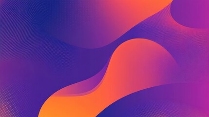 Poster - vibrant abstract background with overlapping shapes
