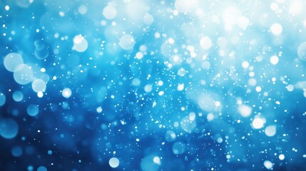 Poster - vibrant blue gradient with light streaks