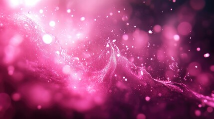 Poster - vibrant pink glowing background