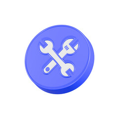 Poster - Tools repair fix maintenance icon 3d 