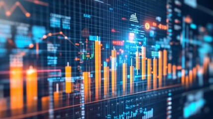 Poster - Digital Data Visualization with Charts and Graphs