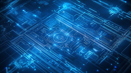 Poster - Exploring the future of connectivity a deep dive into futuristic digital circuit board design and its impact on technology