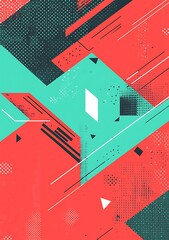 Poster - Abstract geometric background