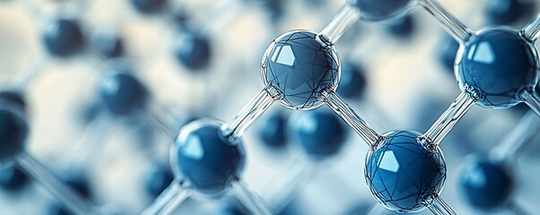 Poster - Abstract Molecular Structure Science Technology Research Nanotechnology Chemistry B