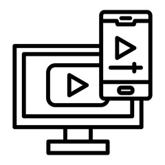 Poster - Stream Video Icon