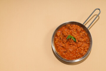 Wall Mural - Bolognese sauce, concept of tasty and delicious food