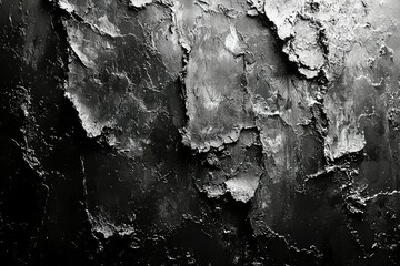 Abstract Black and White Textured Surface