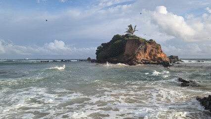 Parrot Rock in Mirissa, Sri Lanka