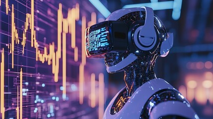 Poster - Advanced robotics exploring the future with virtual reality headsets to enhance visual data interpretation and interaction