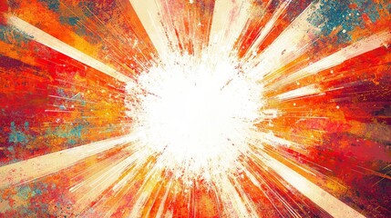 Poster - Bright Abstract Explosion.