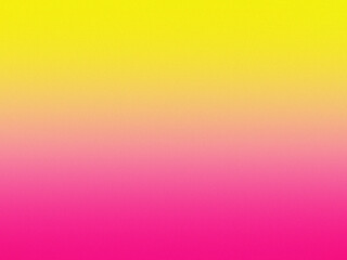 Poster - Yellow and pink gradient background.