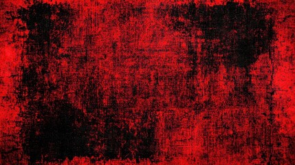 Poster - Abstract Red and Black Grunge Background Texture