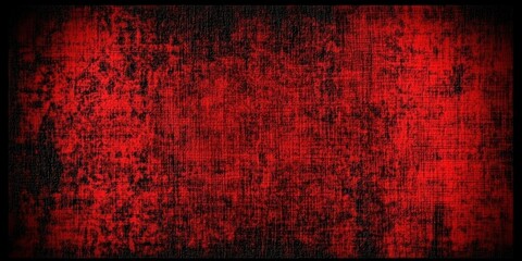 Poster - Abstract Red Grunge Background with Texture Patterns