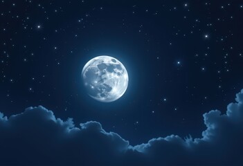 Wall Mural - sky with moon
