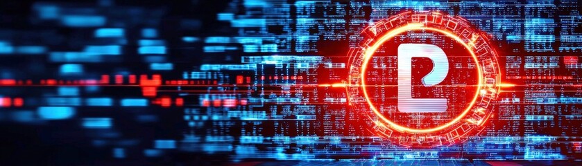 Poster - Conceptual Privacy Mode Background in Digital Space